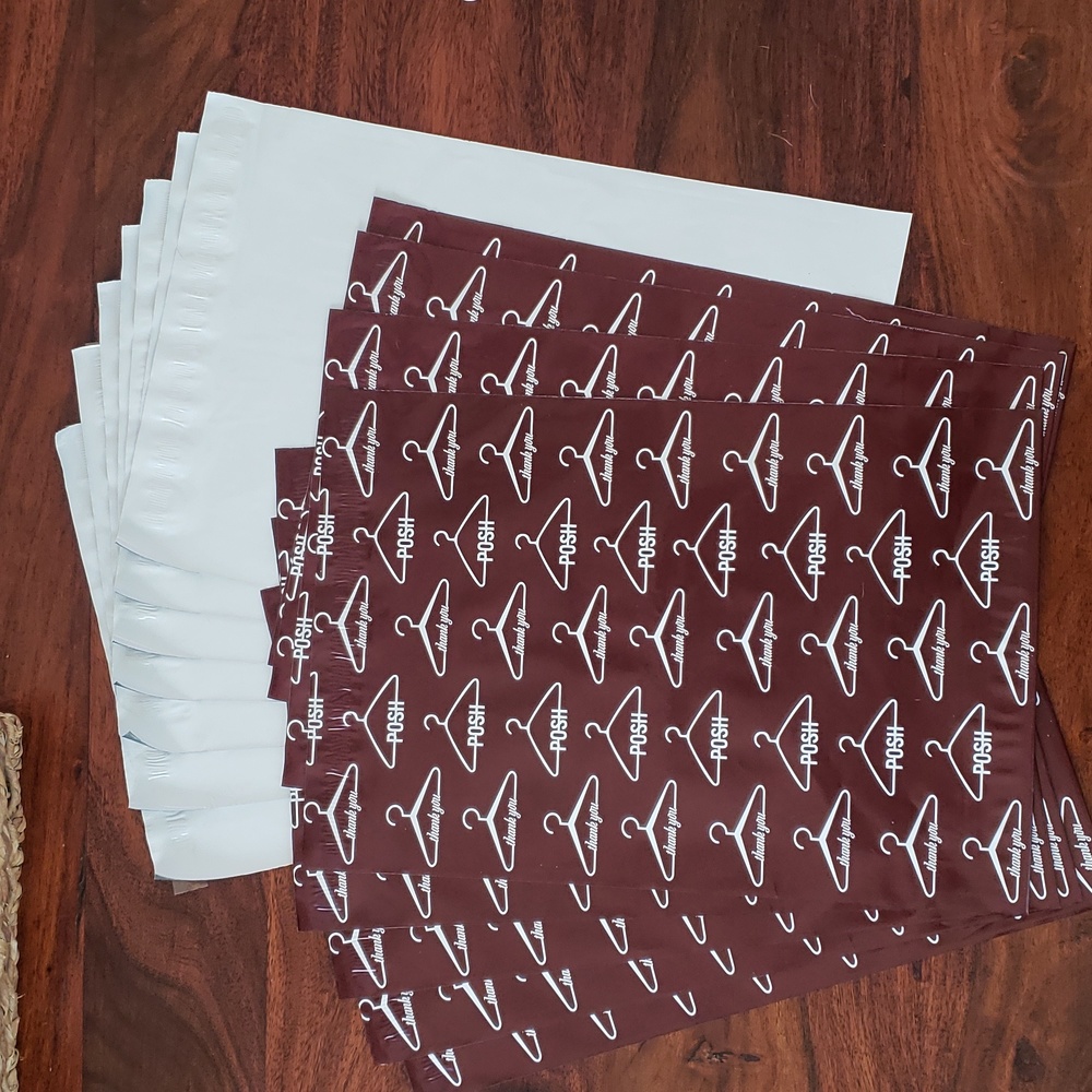 60 PIECE SHIPPING BUNDLE Handmade Thank You Cards 10 x 13 Polymailers Stickers - Picture 4 of 11